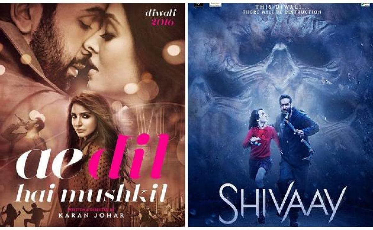 Ae Dil Hai Mushkil dominates multiplexes while Shivaay rules single screens